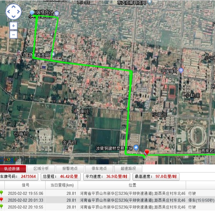 GPS定位系統監(jiān)控平臺